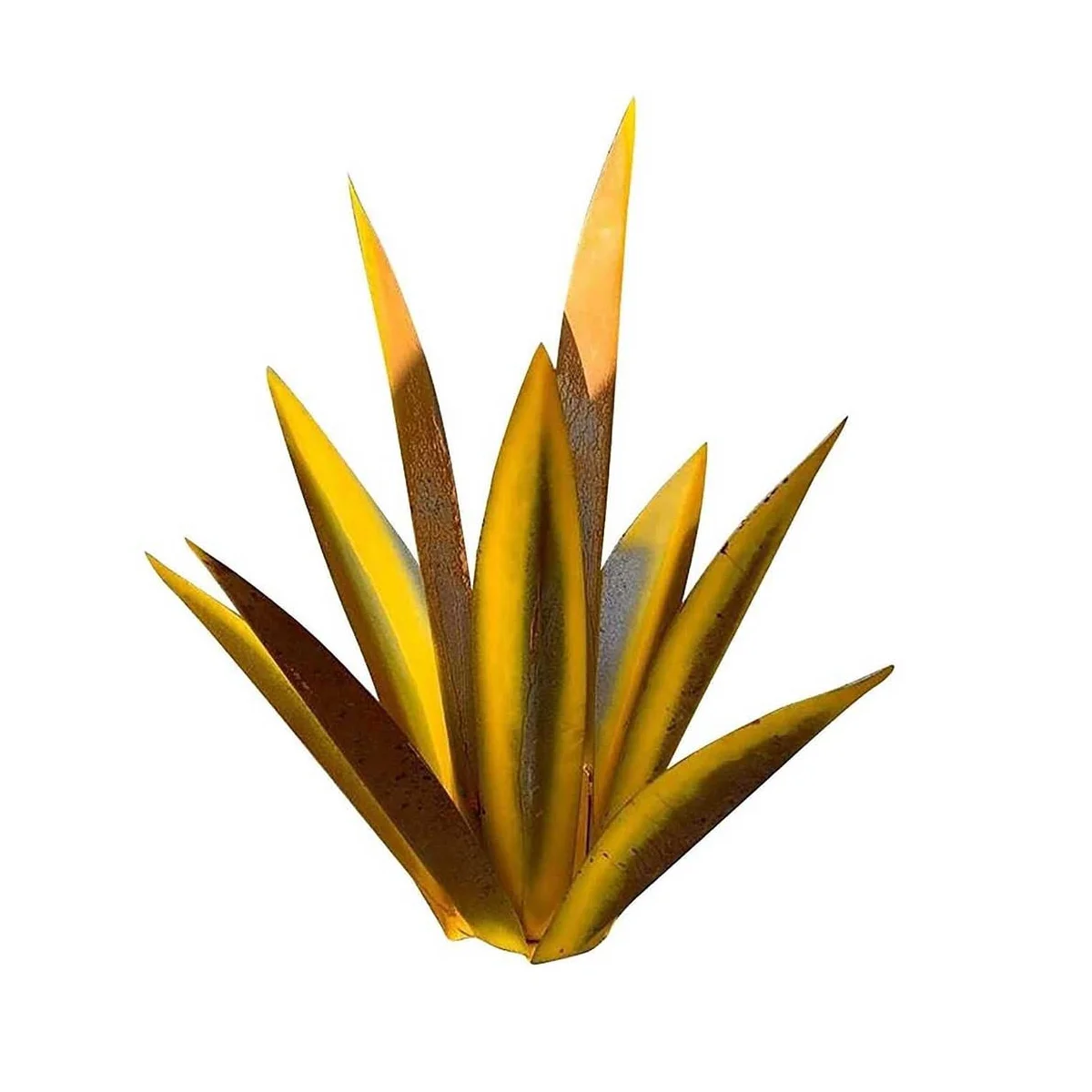 

Rustic Sculpture, DIY Iron Agave Plants Outdoor Garden Aesthetic Signs Patio Figurines Yard 35cm