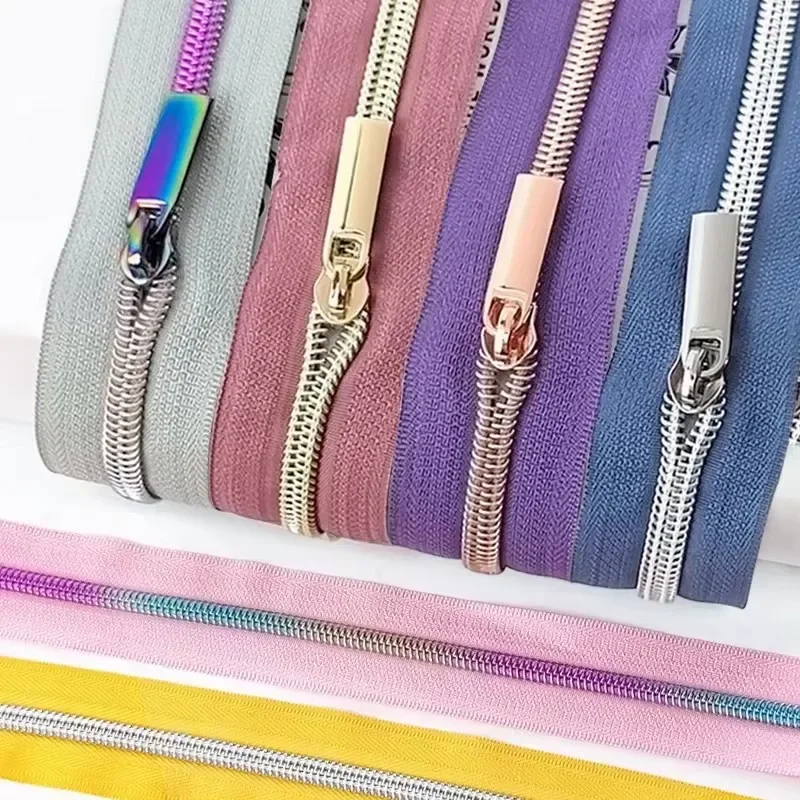 2/3/4/5M 5 # Meetee молния по метрам нейлоновые молнии съемники рюкзак одежда