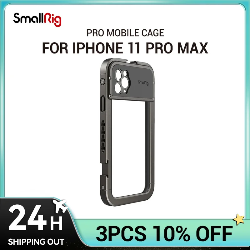 

Чехол для мобильный телефон SmallRig для iPhone 11 Pro Max, карманный защитный чехол с креплением для холодного башмака, комплект для видеоблога, 2778