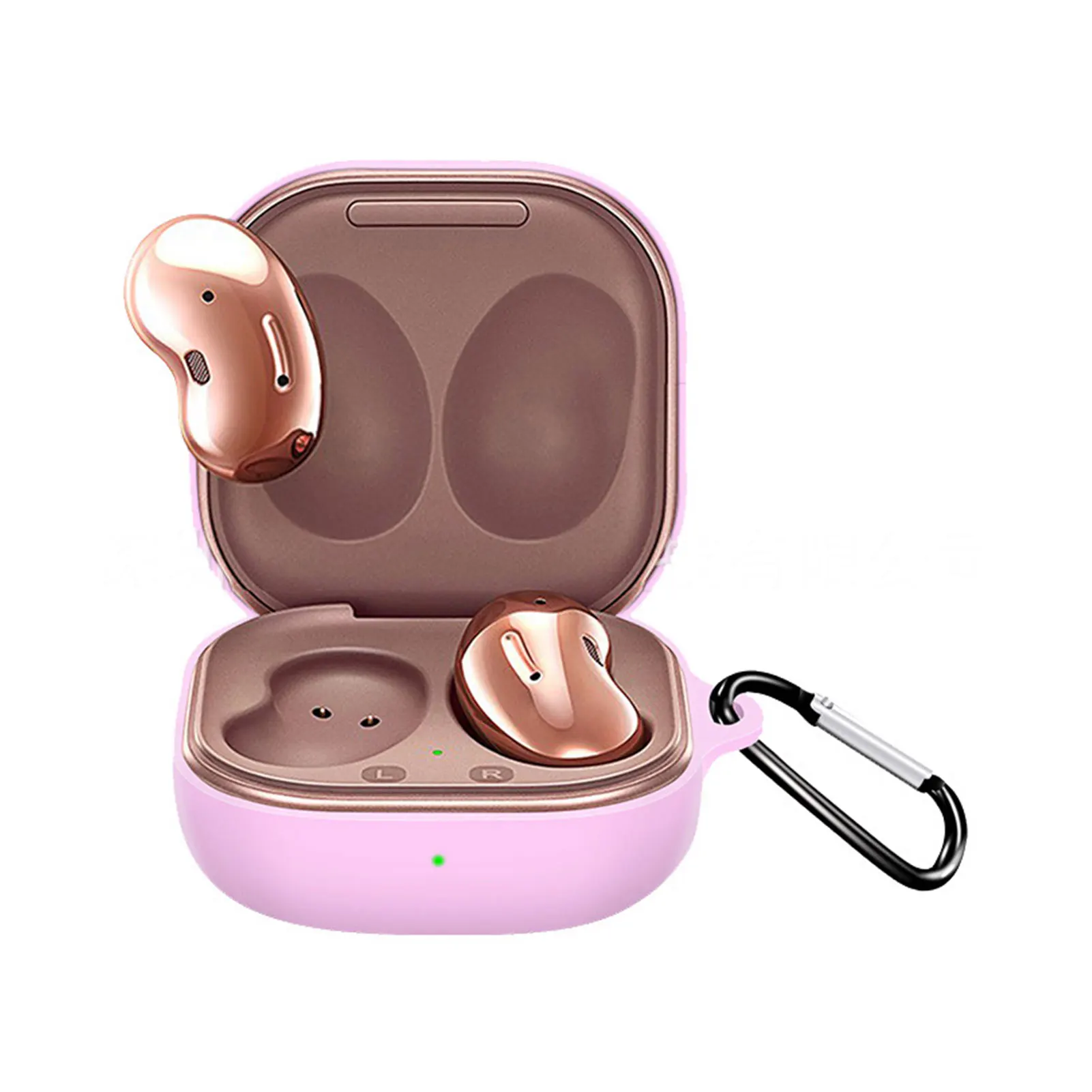 

Силиконовый чехол для наушников SamsungGalaxy Buds с пряжкой чехол для живых трансляций аксессуары противоударный мягкий защитный чехол