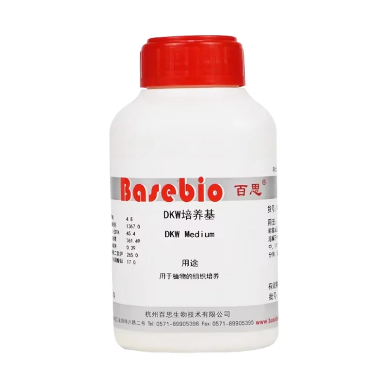 

Средняя среда DKW (без сахарозы и агара) 250г