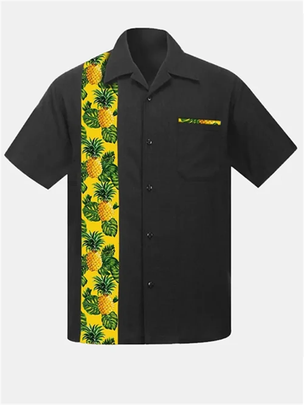 

Hot 2022 New Creative Hawaiian Men'S And Women'S Beach 3D Printed Fancy Casual Cuban Collar Short Sleeved Shirt