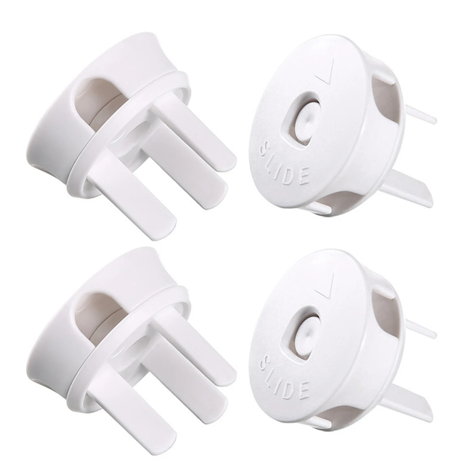 4PCS Power Socket Electrical Outlet Baby Kids Child Safety Guard Protection Anti Electric Shock Plugs Protector Cover