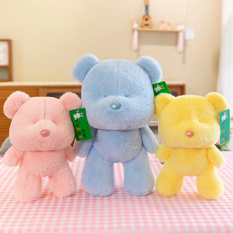 

23-30 см красочные конфеты синий медведь чучела животных кукла привлекательная кукла детская подушка подарок на день рождения девочка