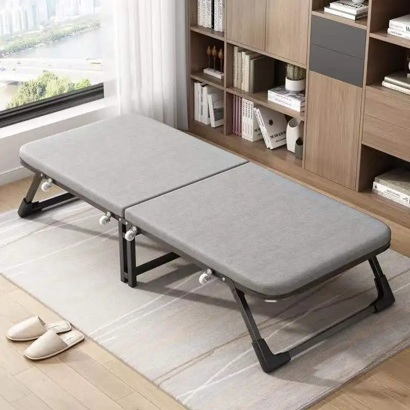 

Lunch Break Simple Folding Bed Office Nap Artifact Household Small Bed Single Bed Adult Portable Camp Bed Hospital Escort Bed