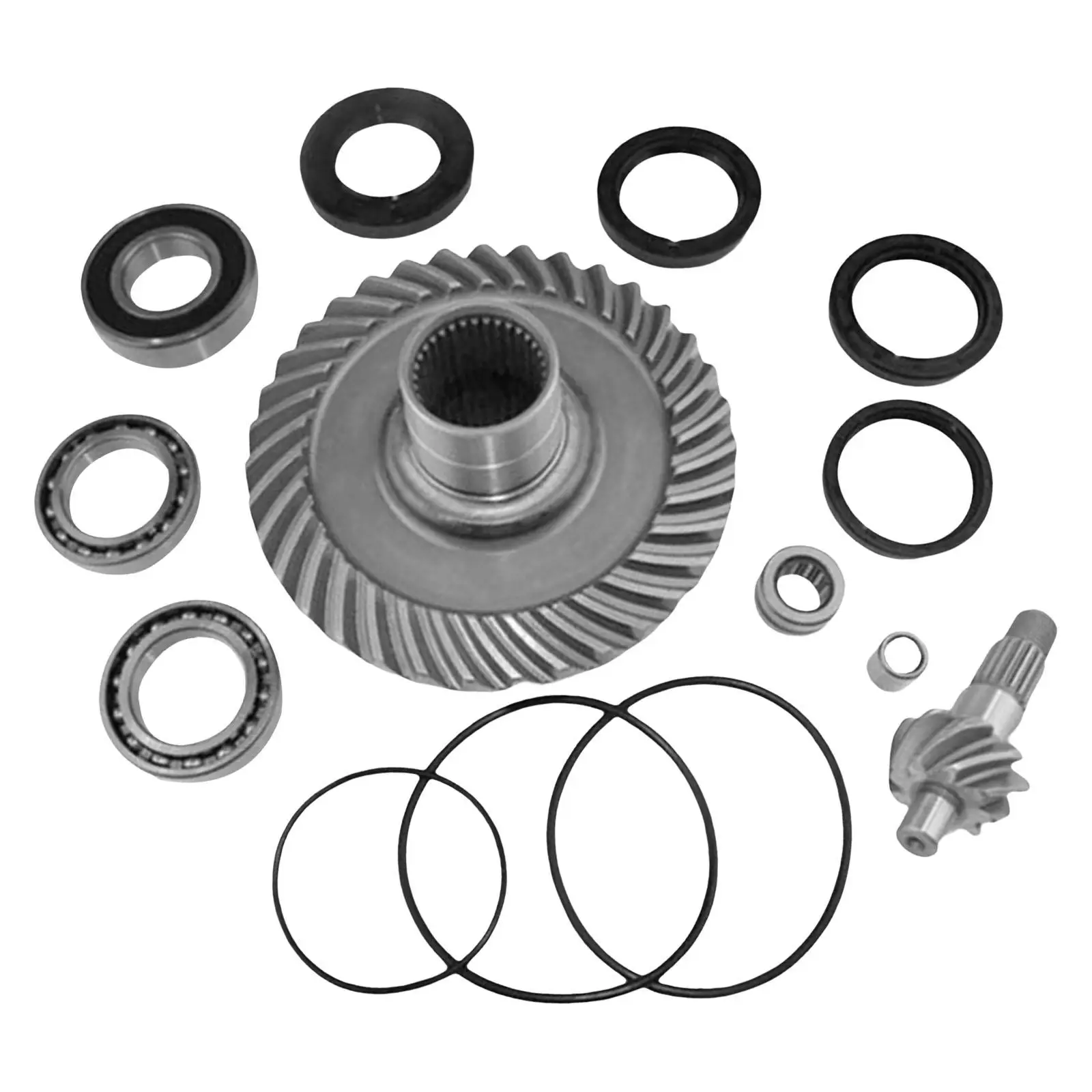

Rear Differential Ring Gear Kit 127447 Replace Fit for Honda TRX300 300 Fourtrax 4x4 1988-2000