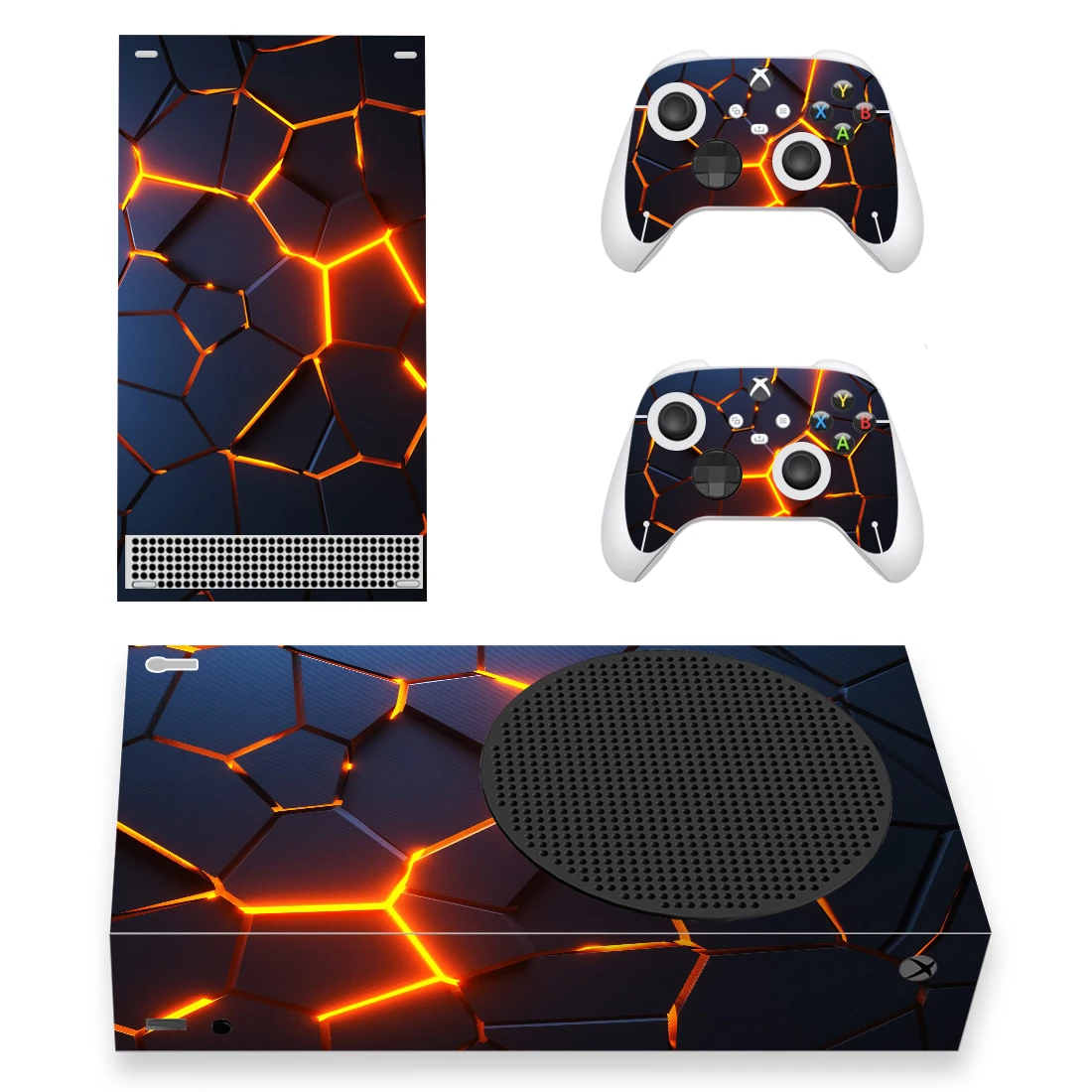 

Fragment Style Xbox Series S Skin Sticker for Console & 2 Controllers Decal Vinyl Protective Skins Style 1