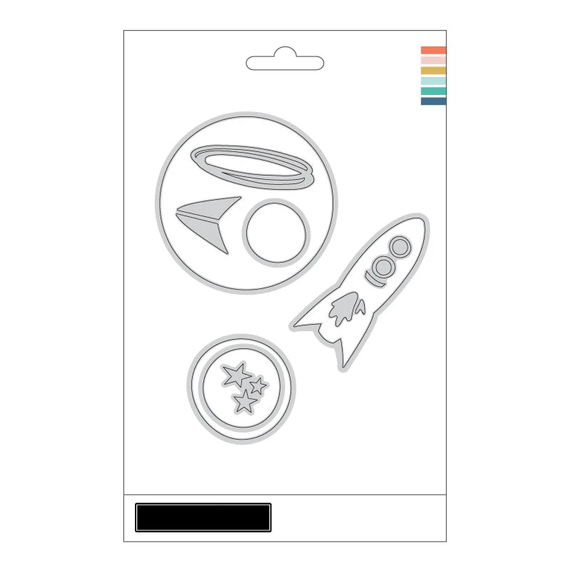 Новинка 2022 прозрачные штампы и металлические &quotПланета&quot Наборы для творчества