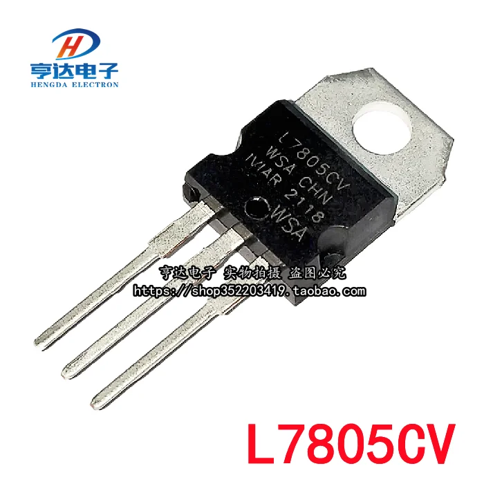 

Новый оригинальный Триод L7805CV, 30 шт., 5 В, L7805, Трехконтактный регулятор напряжения TO-220