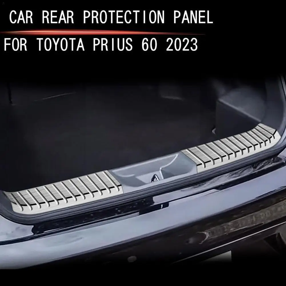 

Накладка на ножку заднего бампера автомобиля, Накладка на порог багажника, защитная накладка на педали, автомобильные аксессуары для Prius 60 серии 2023 202 A9u3