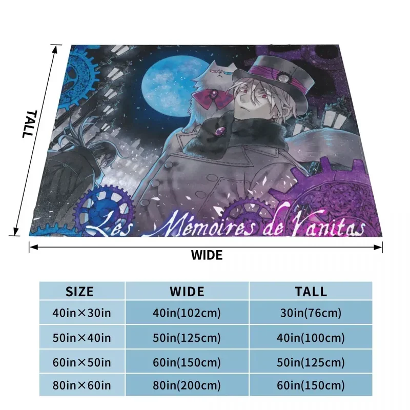 Одеяла с рисунком аниме потенциозное исследование ванитас бархатные легкие