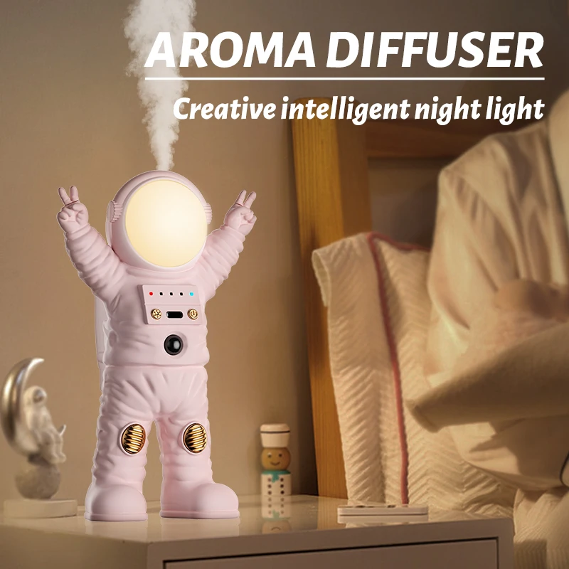 Astronaut Diffuser Aromatherapy USB 4 Modes Aroma Diffuser Essential Oil Freshener Home Fragrance Christmas Gifts for Men Women