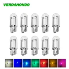 10 шт., Автомобильные светодиодные лампы T10 W5W 194 168 12 В DC