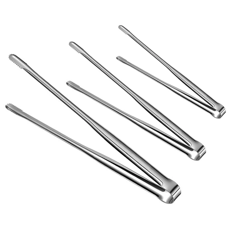 

Kitchen Barbecue Tongs Stainless Steel Cooking Tongs Premium- Food Tongs for BBQ Salad Grill Fry Serving Utensil Tongs