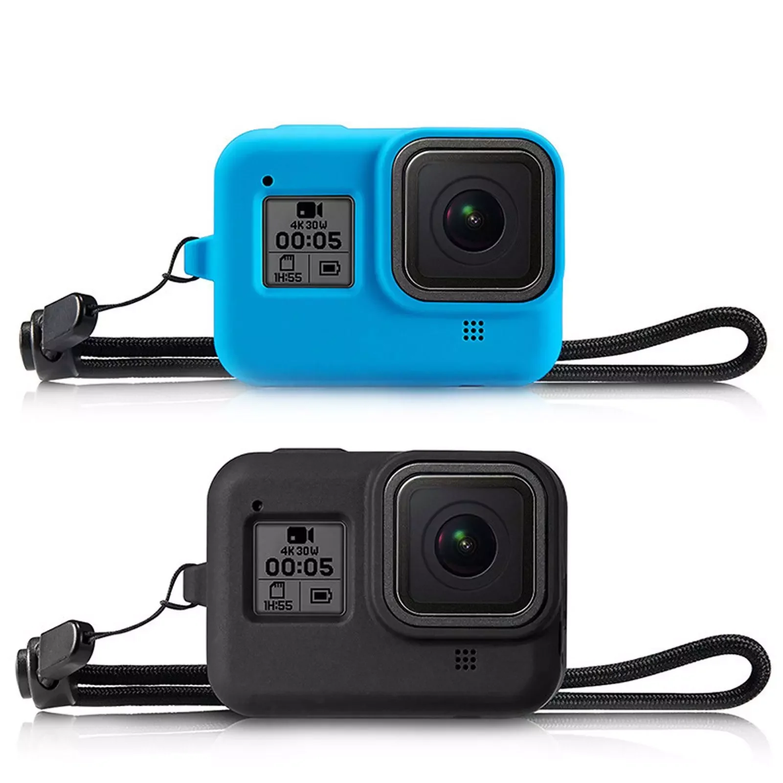 

For Go Pro Accessories Action Camera Case Protective Silicone Case Skin +Lens Cap Cover For GoPro Hero 9 Black Hero Camera