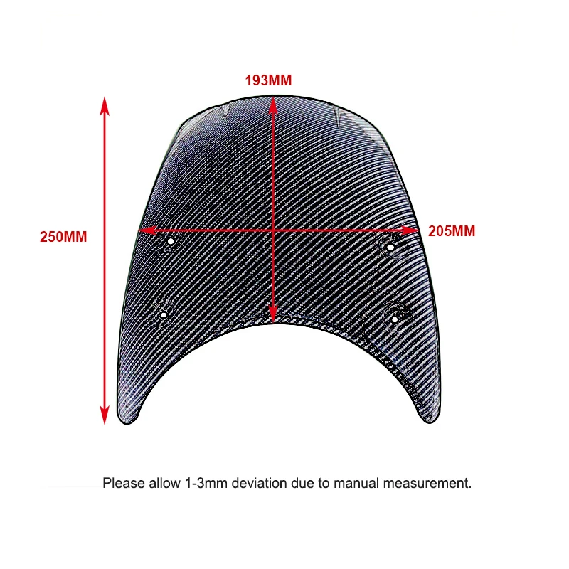 УГЛЕРОДНЫЙ ветрозащитный экран для мотоцикла с ЧПУ DUCATI Scrambler 400 800 2015-2021 2020