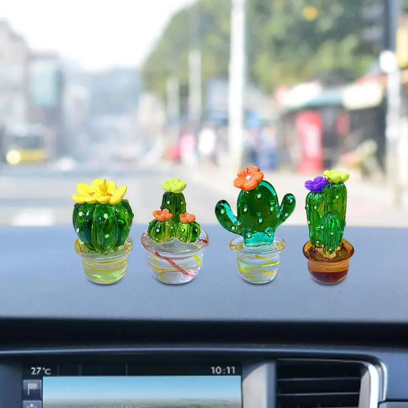 

Car Interior Dashboard Ornaments Cute Cactus Dashboard Decoration Car Ornament Toy Novelty Supplies For Car Interior Decoration