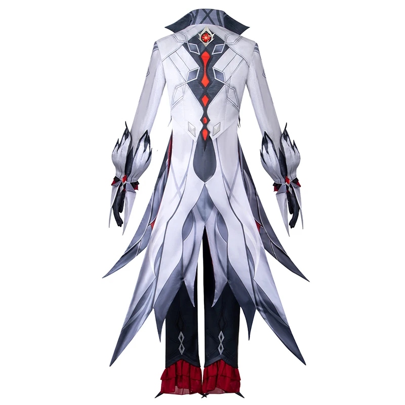 Игра Genshin Impact Arlecchino The Knave карнавальный костюм парик женская униформа одиннадцать