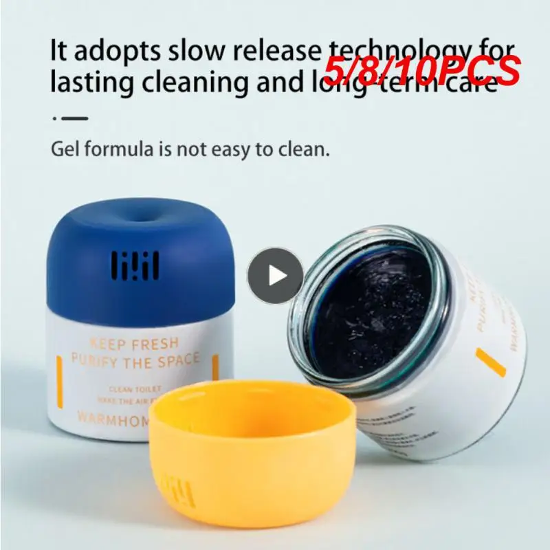 

Toilet Cleaner Freshener Automatic Flush Toilet Cleaner Helper Blue Bubble Cleaning Deodorizes Bathroom Restroom Decontamination