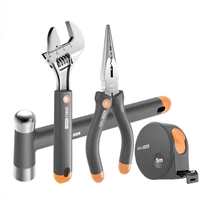 household 1246 pcs hand tools sets high carbon steel pliers knife woodworking installation hammer tape measure multitool kits
