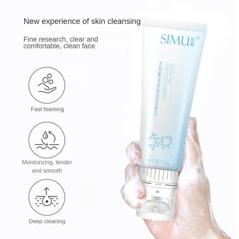 

Facial Cleaning Exquisite Deep Cleaning Of Pores Whitening Moisturizing Fast Foaming Skin Care Products Facial Cleanser 120g