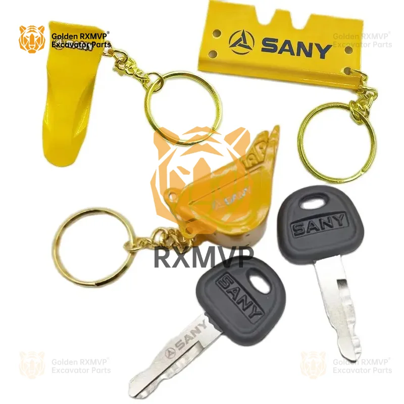 Для SY55 60 75 115 205 215 235C-8-9 ключ зажигания экскаватора с ковшом брелок для тяжелого