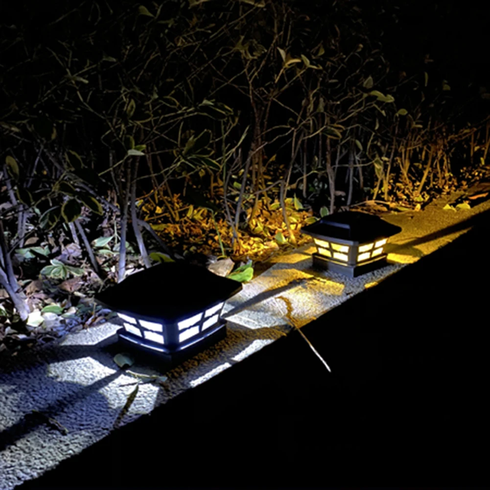 

Solar Post Cap Lamp LED Waterproof Outdoor Column Head Deck Night Light for Garden Fence Landscape Decoration