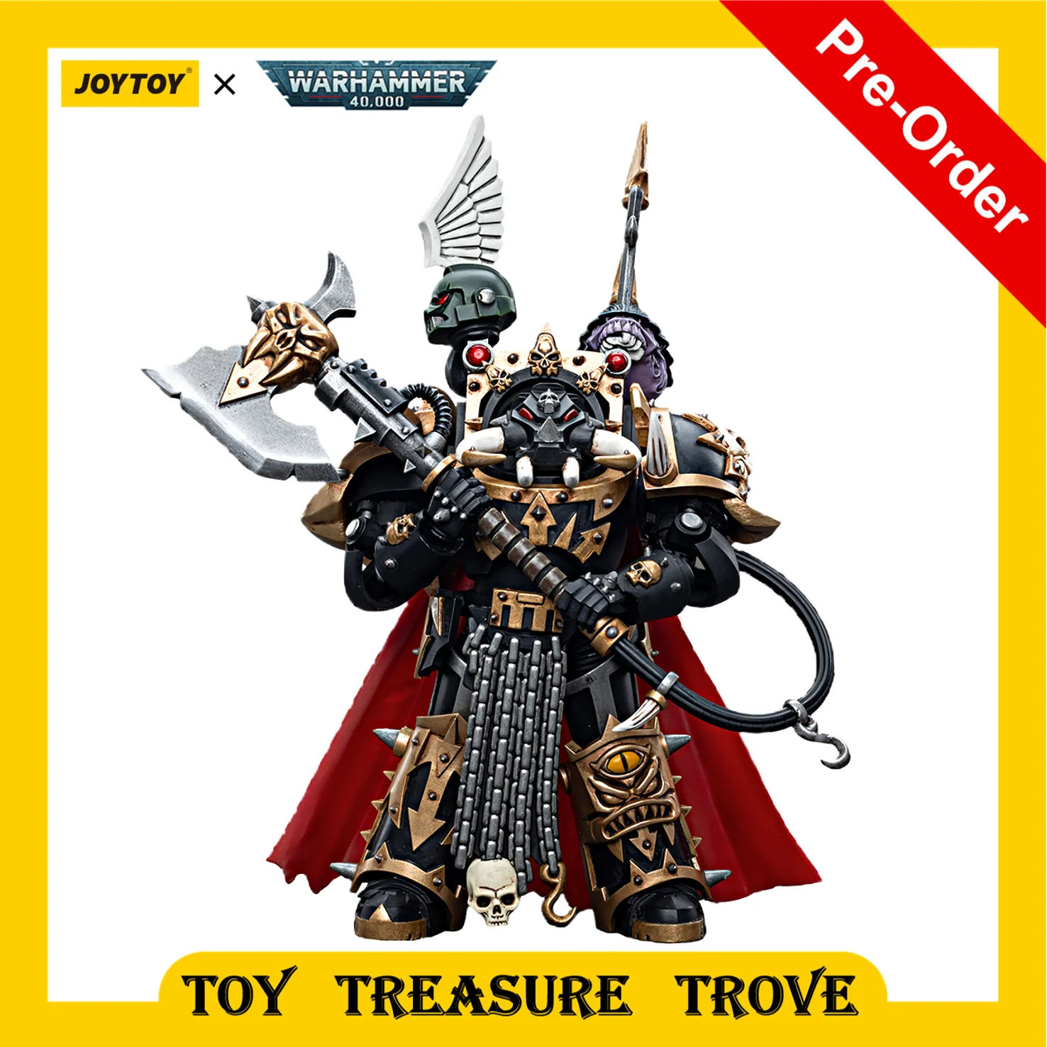 Chaos Space Marines Black Legion Chaos Lord Terminator Anime Military Model