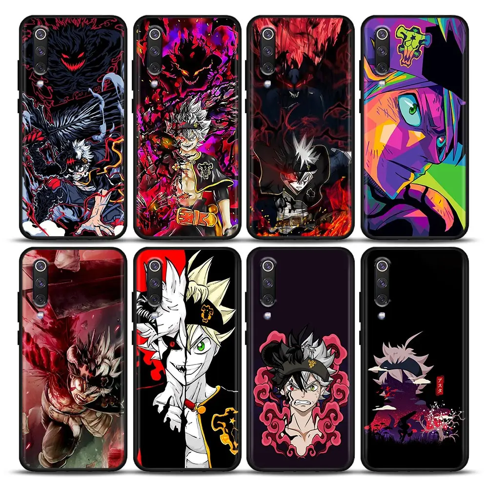 

Black Clover Japan Anime Comic Phone Case For Xiaomi Mi A2 8 9 SE 9T 10 10T 10S CC9 E Note 10 Lite Pro Redmi Black Cover Fundas