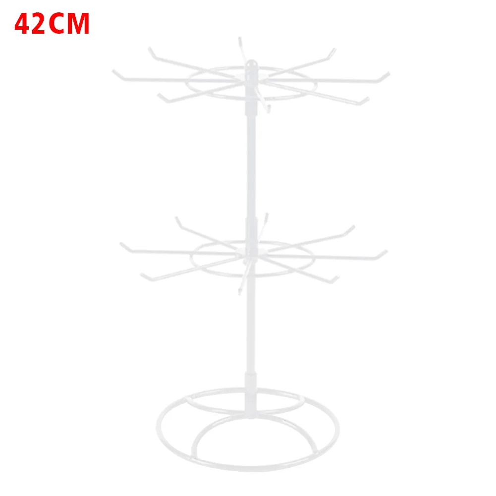 

Bracelet Organizer Double Layers Space Saving Show Case Storage Rack Gift Shop Jewelry Display Stand Necklace Earring Bedroom