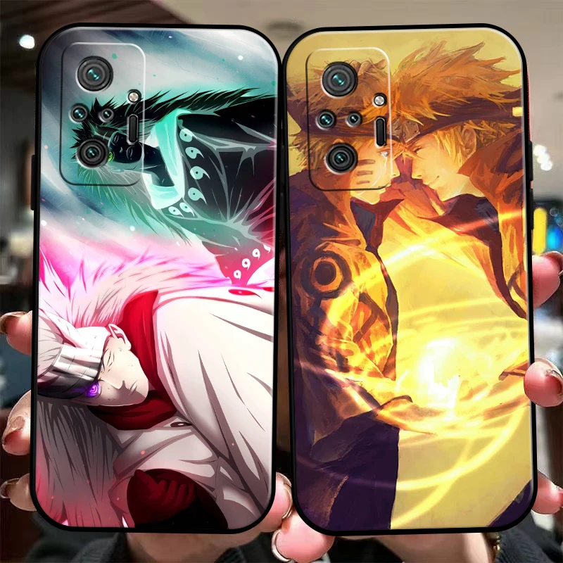 

Japan NARUTO Anime Phone Case For Xiaomi Redmi 9 10 9i 9AT 9T 9A 9C Note 9 9T 9S 10 Pro 10S 5G Soft Back Liquid Silicon Funda