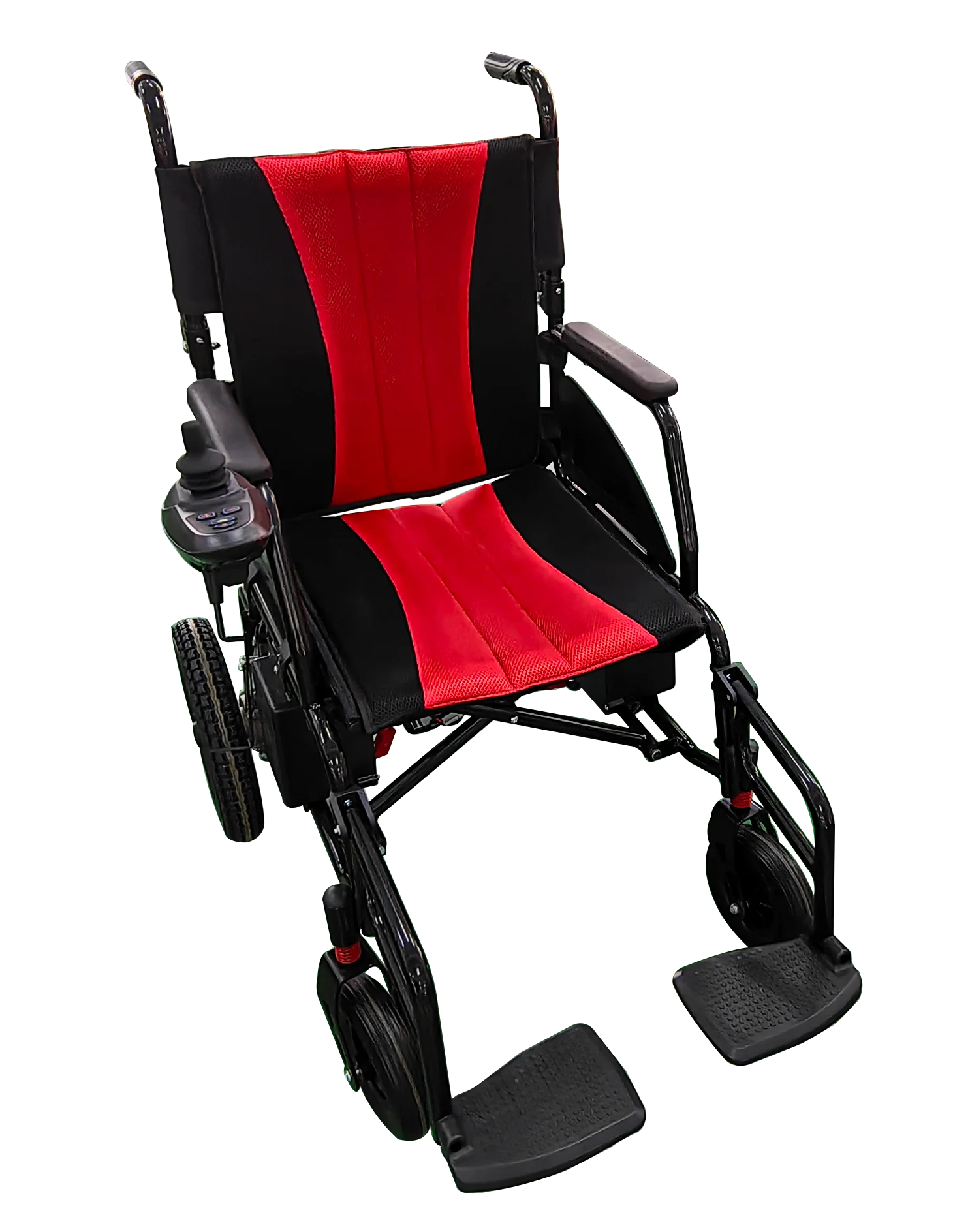 Легкая портативная электрическая инвалидная коляска Складная с электроприводом