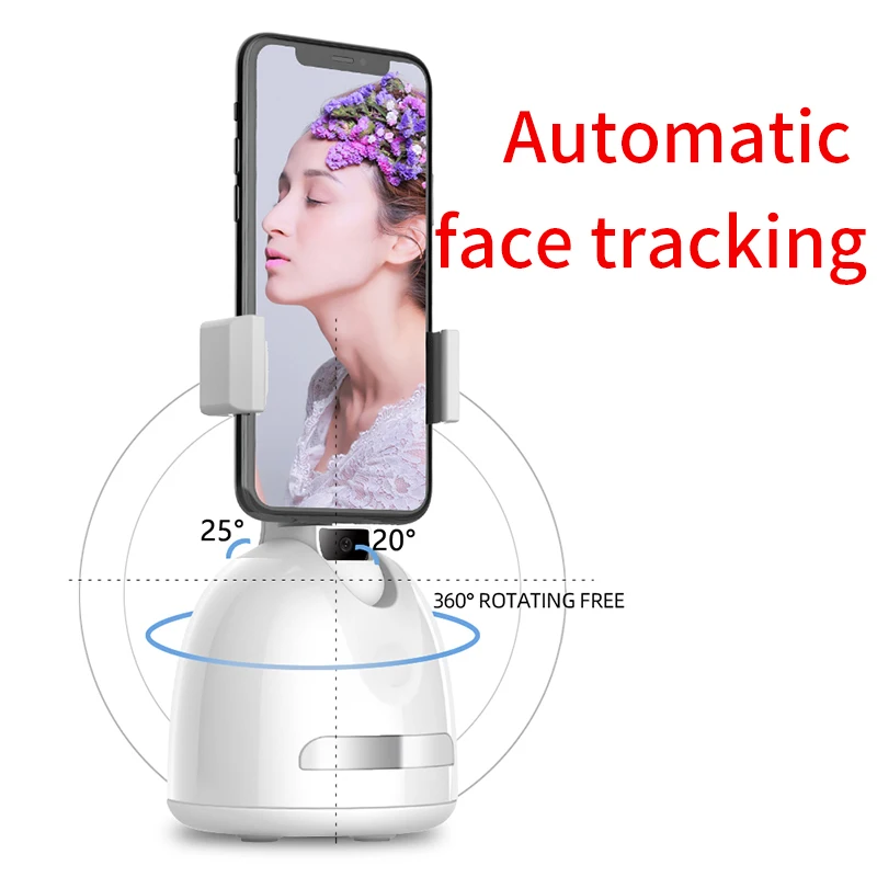 

Держатель для телефона JPSHX Smart AI Gimbal Auto Shooting Selfie Stick, вращение на 360 °