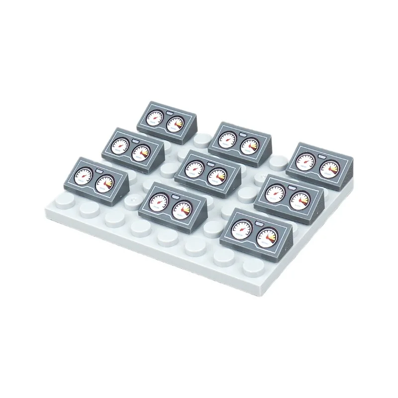 MOC 10 шт. 85984 печатные двойные круглые часы с узором, строительные блоки, автомобиль, скоростной инструмент, аксессуары, игрушки, подарки (art.: 3920d411ef2ae) - 3920d411ef2ae