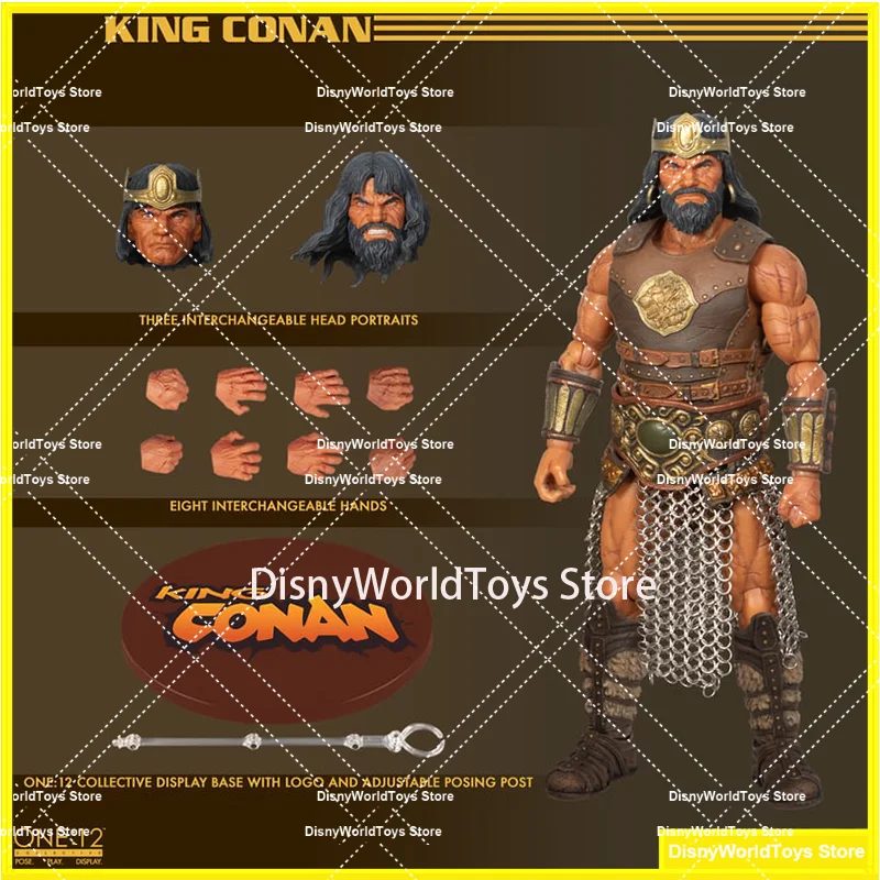 Оригинальный Mezco TOYZ 1/12 KING CONAN в наличии коллекция аниме фигурки модель игрушки