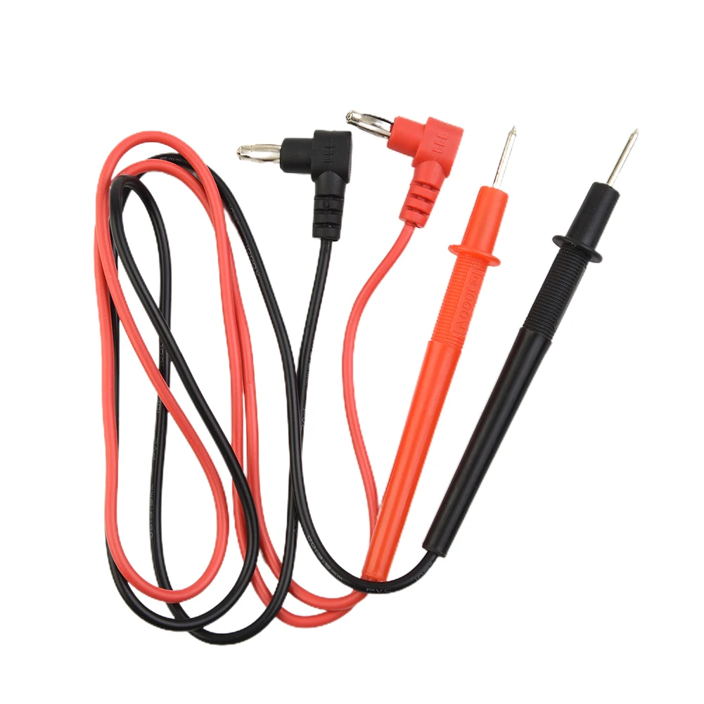 

2 Pcs Digital Multimeter Clip Leads Voltmeter Probe Test Cable Wire Pen Terminat For Electrical Equipment Repair Testing Tool