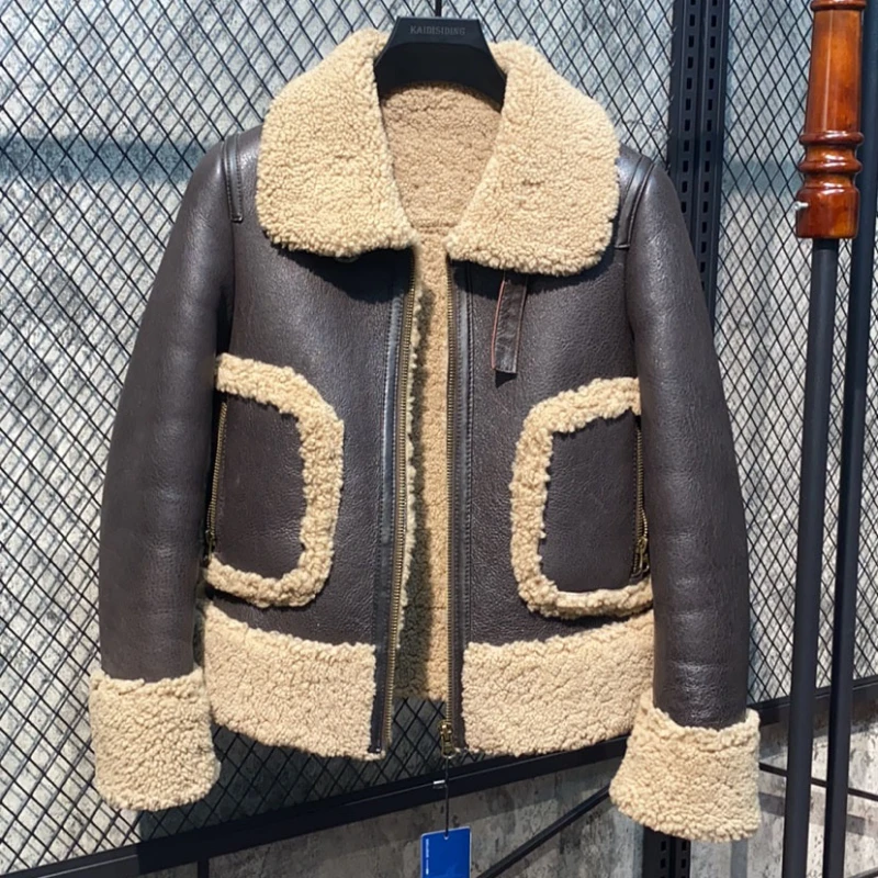 

Fur Coats for Women 2022 Winter Genuine Sheepskin Natural Fur Jacket Thickened Warm Leather Coat Jackets Casacas Para Mujer SGG