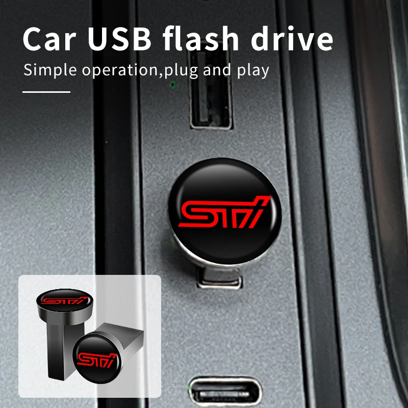 Автомобильный USB-накопитель 16 ГБ 32 64 устройство памяти для Subaru STI Impreza Legacy WRX BRZ Forester
