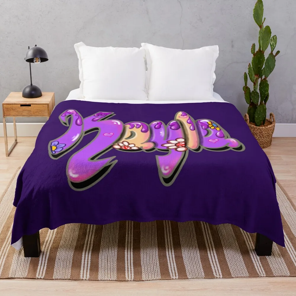 Kayla 2 индивидуальное одеяло для девочек и женщин с индивидуальным именем