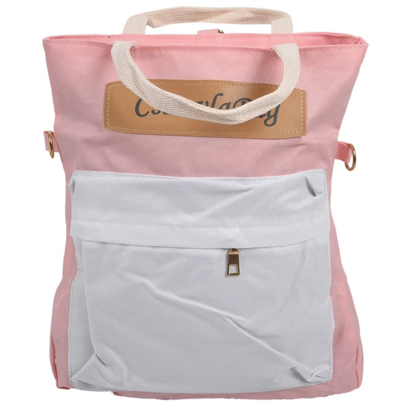 

Canvas Backpack Female Multi-Functional Student Bag Fashion Trend Messenger Bag