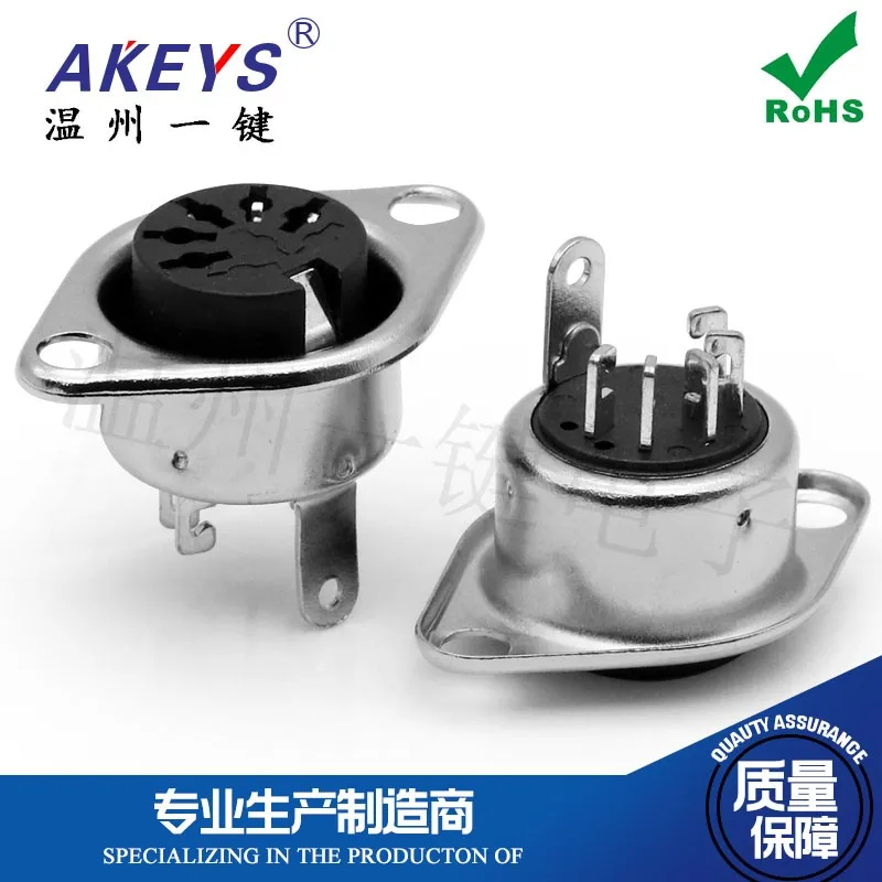 10 шт., разъем для клавиатуры с 5 отверстиями 10 шт., разъем для клавиатуры с 5 отверстиями