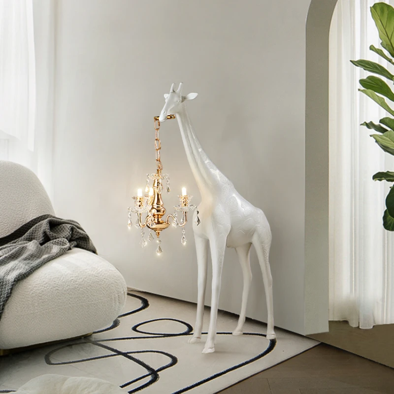 

Giraffe Floor Lamp Post-Modern French Entry LUX Exhibition Hall Designer Advanced Sense Internet-Famous Decoration Floor Lamp