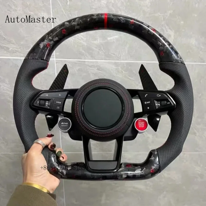 Фото Индивидуальный руль из карбона для Audi A1 A2 A3 A4 A5 A6 A7 S3 RS3 S4 RS4 S5 RS5 S6 RS6 TT TTRS R8 №4