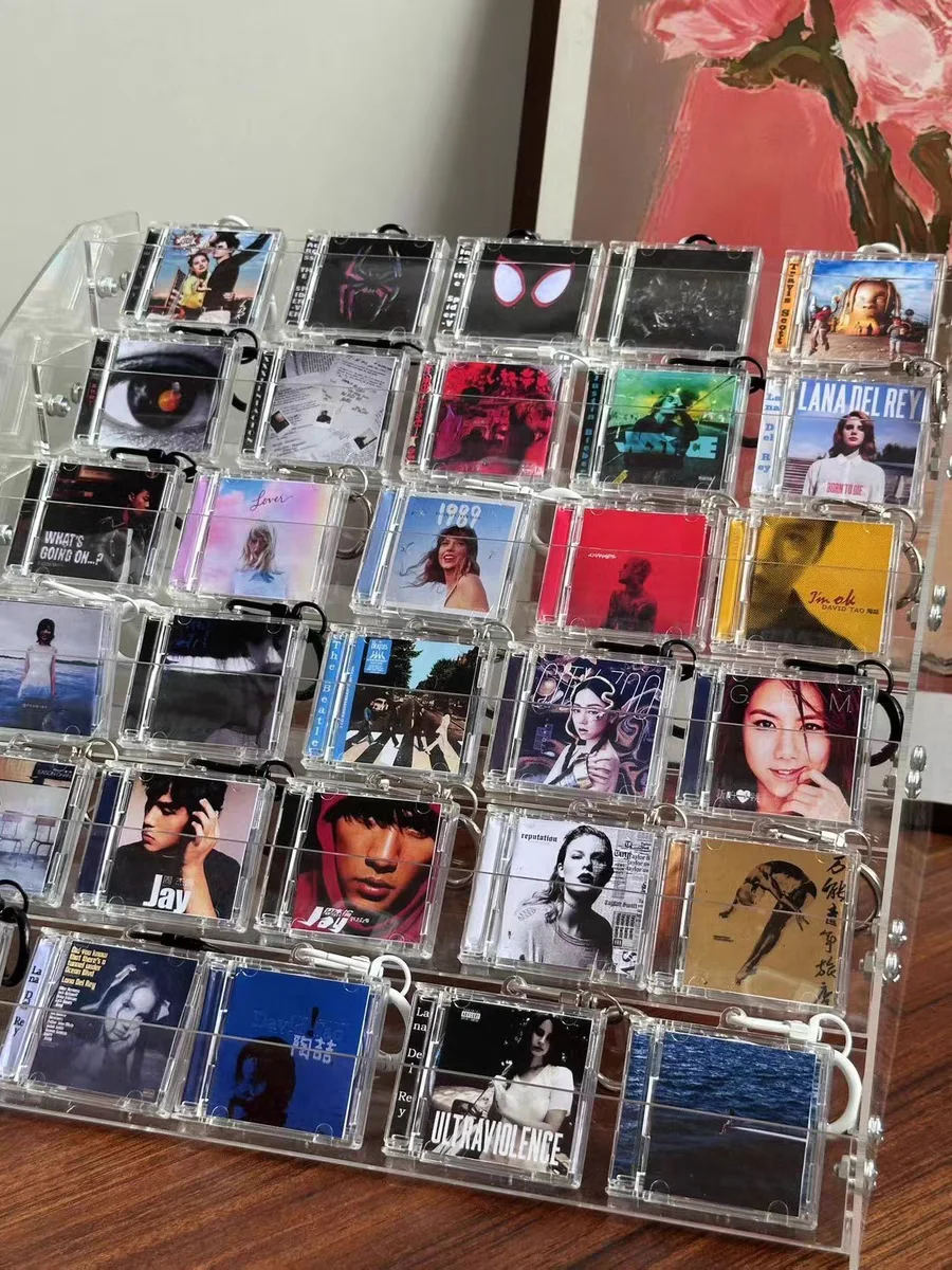 Брелки для мини-альбомов сделай сам маленькие подвески мини-CD самодельных