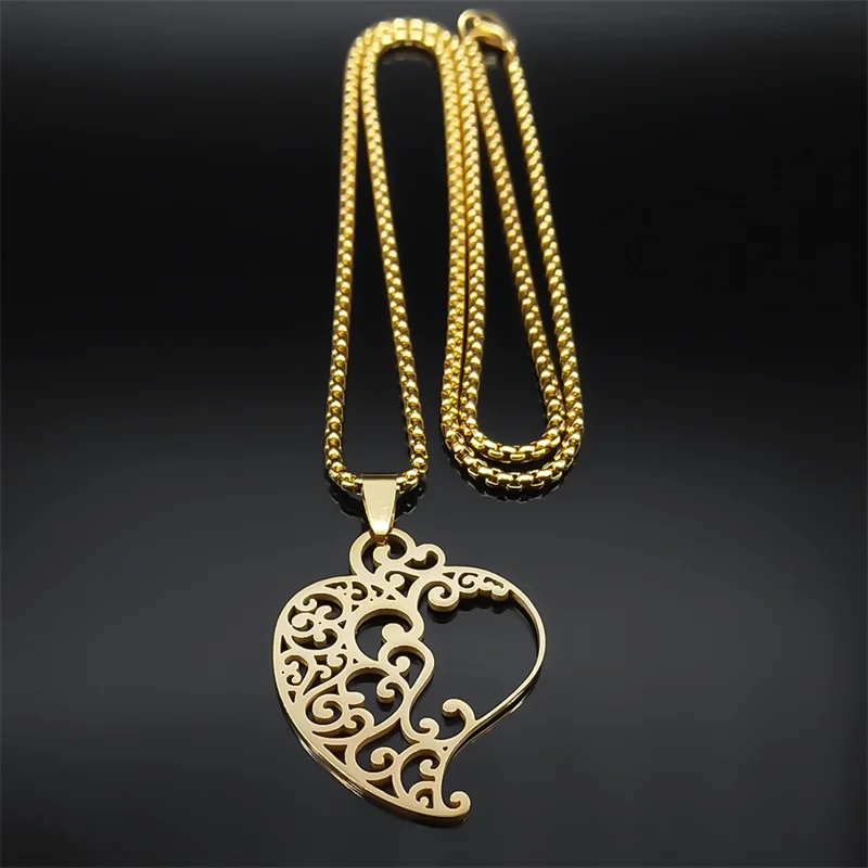 Ожерелье-амулет из нержавеющей стали с сакральным сердцем для женщин и мужчин