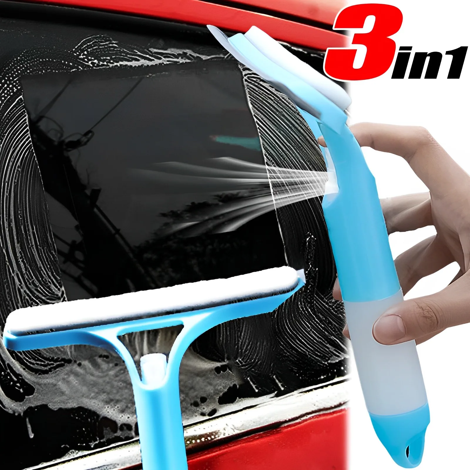 

3-в-1, многофункциональная губчатая щетка для мытья окон автомобиля
