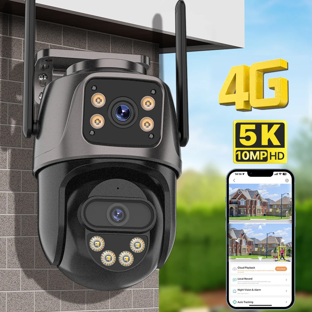 Беспроводная IP-камера с двойным объективом