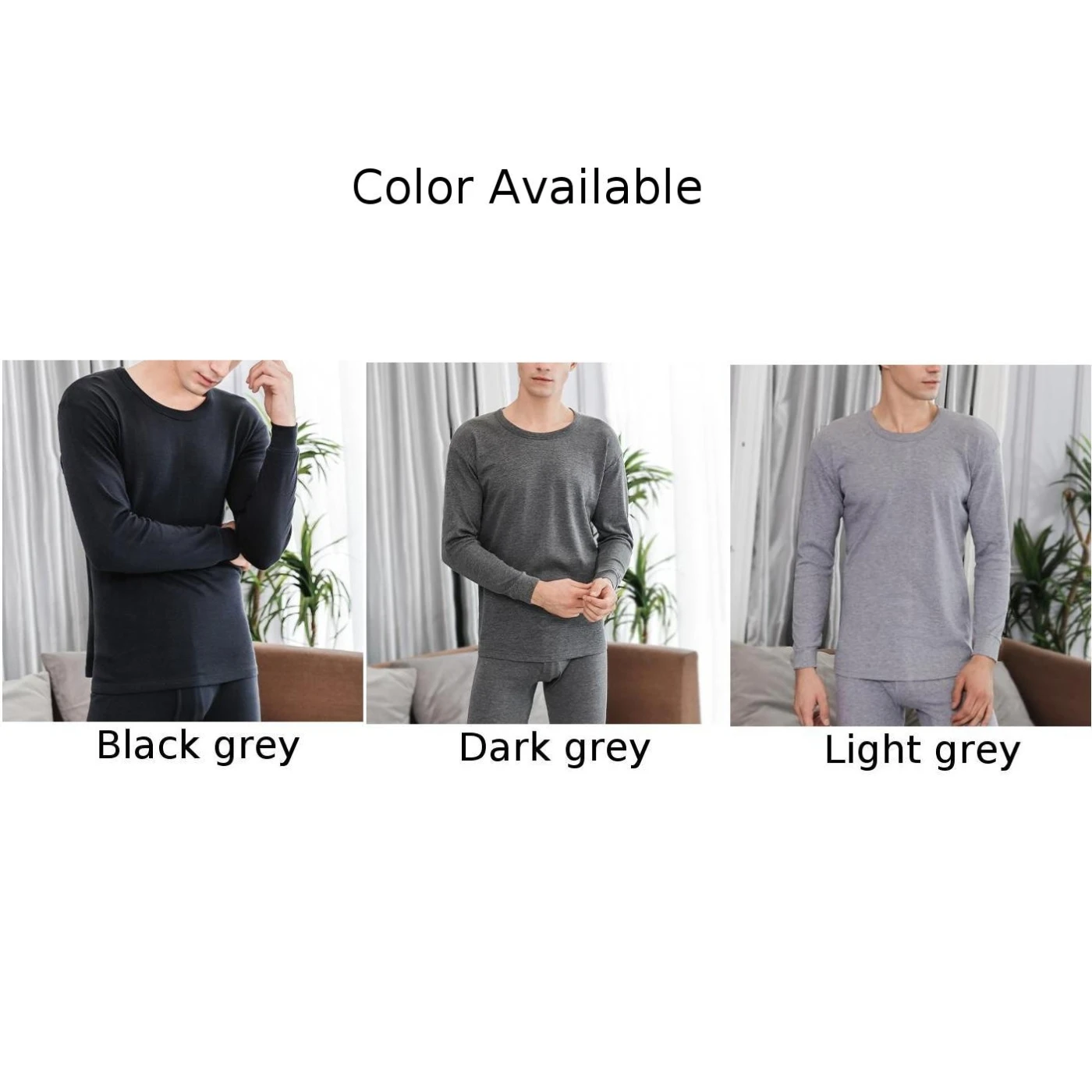 Hot 2022 Men Autumn Winter Thermal Underwear Shirts Tops Bottom Crew Neck Warm Long Johns Long Sleeve Base Layer T Shirt Tops