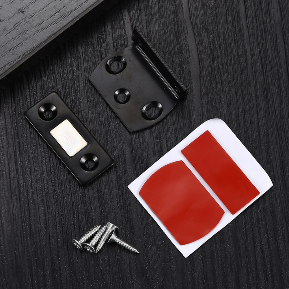

Magnet Door Suction Cabinet Door Suctio Easy Installation Not Easy To Age Not Easy To Rust Black/Silver Durable