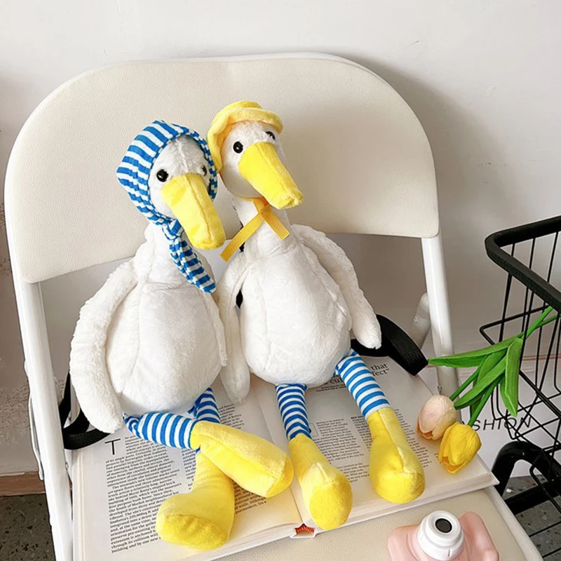 

Lovely Plush Crossbody Bags Cute Duck Purses Lightweight Fluffy Shoulder Bags for Women Girls